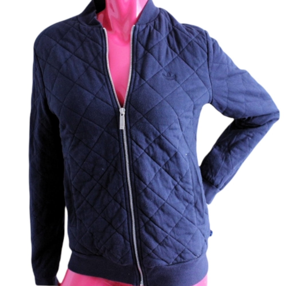 Adidas Originals Quilted Bomber Jacket Size S